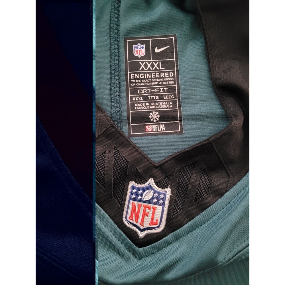 Nike Engineered Jersey Philadelphia Eagles Jason Kelce Midnight Green Mens 3XL - Picture 6 of 12